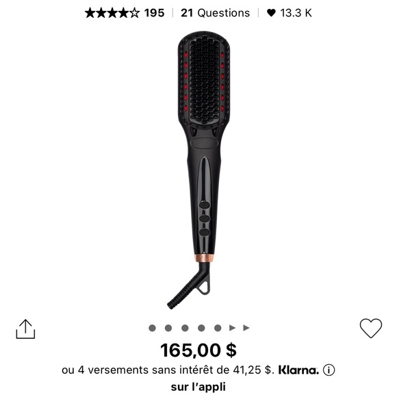 amika Other - Amika flash instant shine mask (never open) and thermal straightening brush 2.0